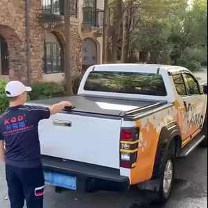 อุปกรณ์เสริมรถกระบะ 4x4 ยี่ห้อ KQD ฝาปิดกระบะท้ายแบบพับเก็บได้ ผลิตจากอลูมิเนียมอัลลอย สีดำ สไตล์สปอร์ต สำหรับรถ ISUZU - Product Image 4