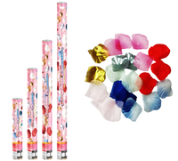 Ali 60cm New Rice Paper Party Popper Confetti Cannon Water-solubilité Spring Loaded Confetti Cannon avec Multi-color for Party