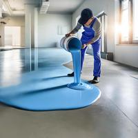 Nouveau produit couleur époxy sable auto-nivelant peinture de sol liquide résistant à l'usure pour la maison extérieur ciment approprié revêtement antidérapant