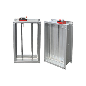 Valve électrique manuelle en acier inoxydable galvanisé <span class=keywords><strong>de</strong></span> contrôle du volume d'air 70-280 degrés Amortisseur d'échappement <span class=keywords><strong>de</strong></span> <span class=keywords><strong>fumée</strong></span> d'incendie Utilisation hospitalière <span class=keywords><strong>flexible</strong></span> - Product Image 1