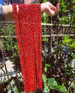 Precio de fábrica polinesio Ulafala tradicional 1 pieza Hawaiano Lopa semillas frijoles rojos Acacia frijoles naturales <span class=keywords><strong>Kukui</strong></span> nueces Leis collar - Product Image 5