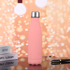 500ml Rubber Printing <b>Bottle</b> Stainless Steel Vacuum Insulate Rubber Black Gym Water <b>Bottle</b> - Product Image 2