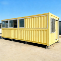 Hôtels, Restaurants, Mini-Cafés et Cuisines Modulaires Préfabriqués Portables de 20 pieds en Conteneurs – Design Moderne en Acier Sandwich