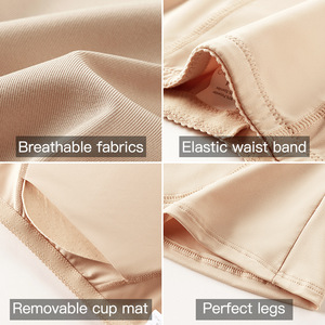 Shorts gainants pour femmes à taille haute, rembourrés, grande taille, sans couture, culotte sculptante, contrôle du ventre, rehausseur de hanches, sous-vêtements - Product Image 4
