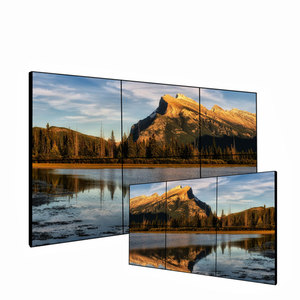 จอแสดงผลวิดีโอวอลล์ LCD สำหรับโฆษณาในร่ม ขนาดสั่งทำได้ 46 49 55 นิ้ว แบบต่อประกอบ 3x3 2x4 ขอบหน้าจอ 3.5 มม. ขายส่ง - Product Image 3