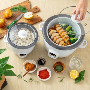 Mini-cuiseurs à riz électriques portables au meilleur prix avec cuves intérieures antiadhésives de qualité supérieure, tasse doseuse et spatule pour usage hôtelier et domestique - Product Image 4