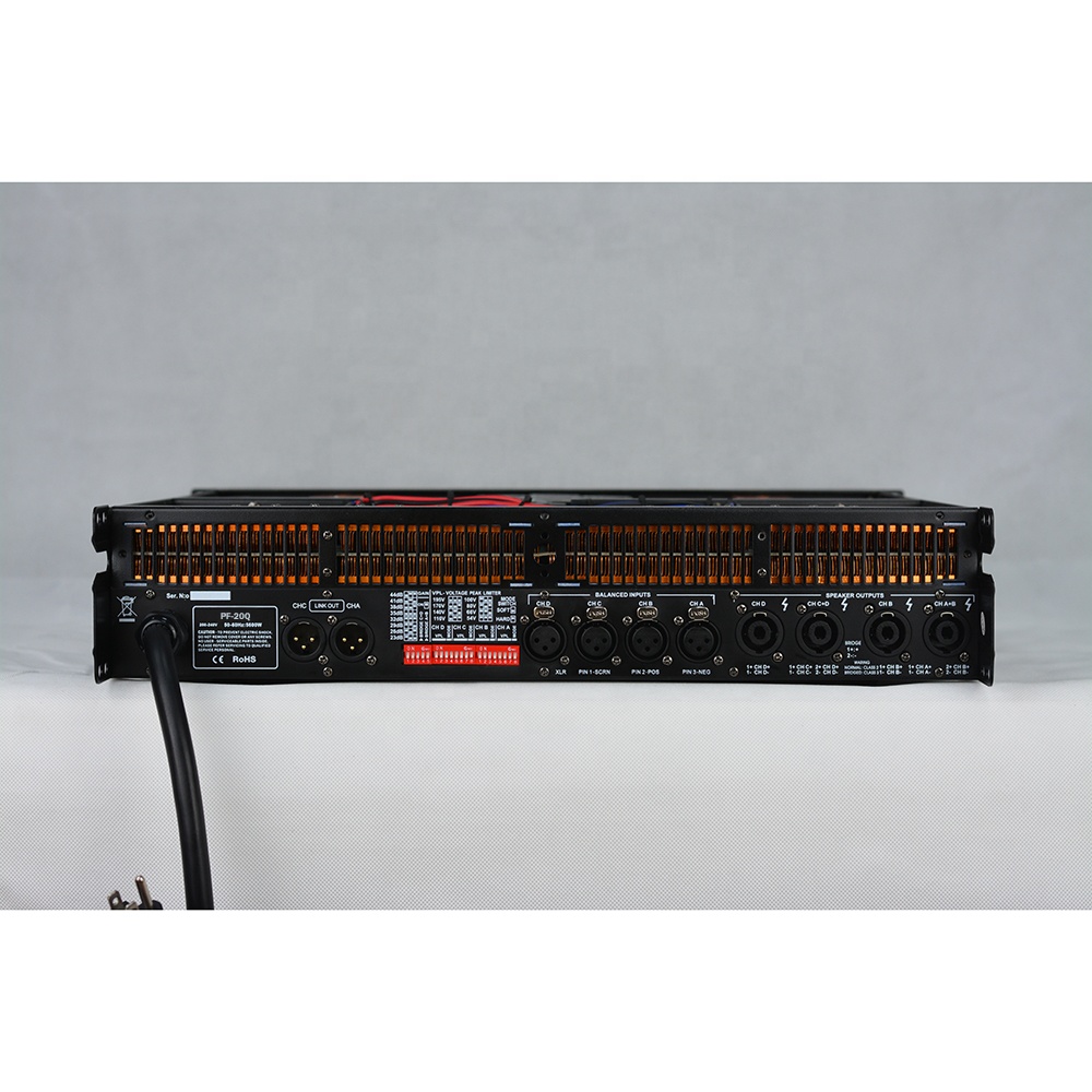 power amplifier 6000 watt 4 channel