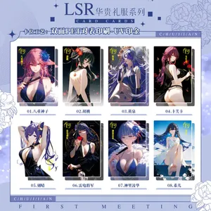 Venta caliente al por mayor tamaño A4 Xinka First Missing Goddess Story Card Board Waifu Yae Miko <span class=keywords><strong>Ganyu</strong></span> Doujin juguetes regalo de Navidad - Product Image 3