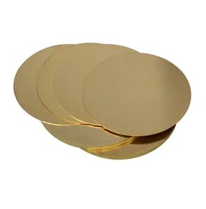 Kaynak bükme kesme hizmetleri ile özelleştirilebilir endüstriyel kullanım için profesyonel Ultra ince pirinç disk - Product Image 1