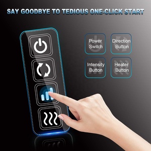 Luyao Shiatsu Massage cintura di massaggio posteriore collo e spalla massaggiatore con il calore - Product Image 4