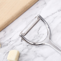 Ecologische zinklegering handmatige fruitrasp, -snijder en -schiller, rechte groentesnijder, keukengereedschap voor appel, meloen, aardappel
