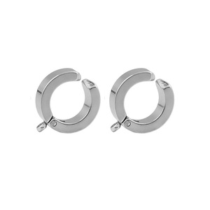 Anneau de soudure de <span class=keywords><strong>pince</strong></span> de cosse d'or plaqué sous vide d'acier inoxydable <span class=keywords><strong>pour</strong></span> des boucles d'oreilles de bricolage faisant des accessoires de bijoux - Product Image 5