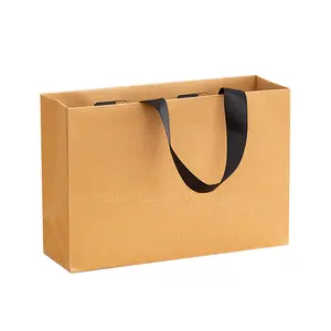 고품질 환경 친화적 인 종이 가방 재활용 상점 포장 가방 의류 신발 선물 종이 가방