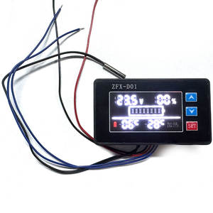 ZFX-D01 LED 온도 컨트롤러 배터리 모니터 12V 배터리 테스터 48V 배터리 테스터 디지털 배터리 전압계 전력 감지기 - Product Image 5