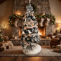 Plateau tournant électrique avec prise, rotation à 360°, support pour arbre de Noël, décoration, personnalisable, vente en gros, 60 cm, charge 75 kg