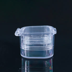 Scatola in plastica trasparente con pellicola per protesi dentarie, corone e orologi - Product Image 6