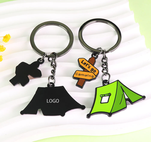 Crea tu propio llavero de aleación de zinc con logo, llavero de metal personalizado con esmalte, llavero grabado con logo de letras, llavero personalizado - Product Image 2