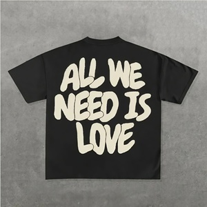เสื้อยืดคอกลมแขนสั้นสีขาวสำหรับผู้ชาย ยี่ห้อ Just Kiss Me พิมพ์ลายตัวอักษร สไตล์ลำลอง ทรงหลวม ผ้าฝ้าย ไม่ยับง่าย สตรีทแวร์ ประดับเพชร - Product Image 6