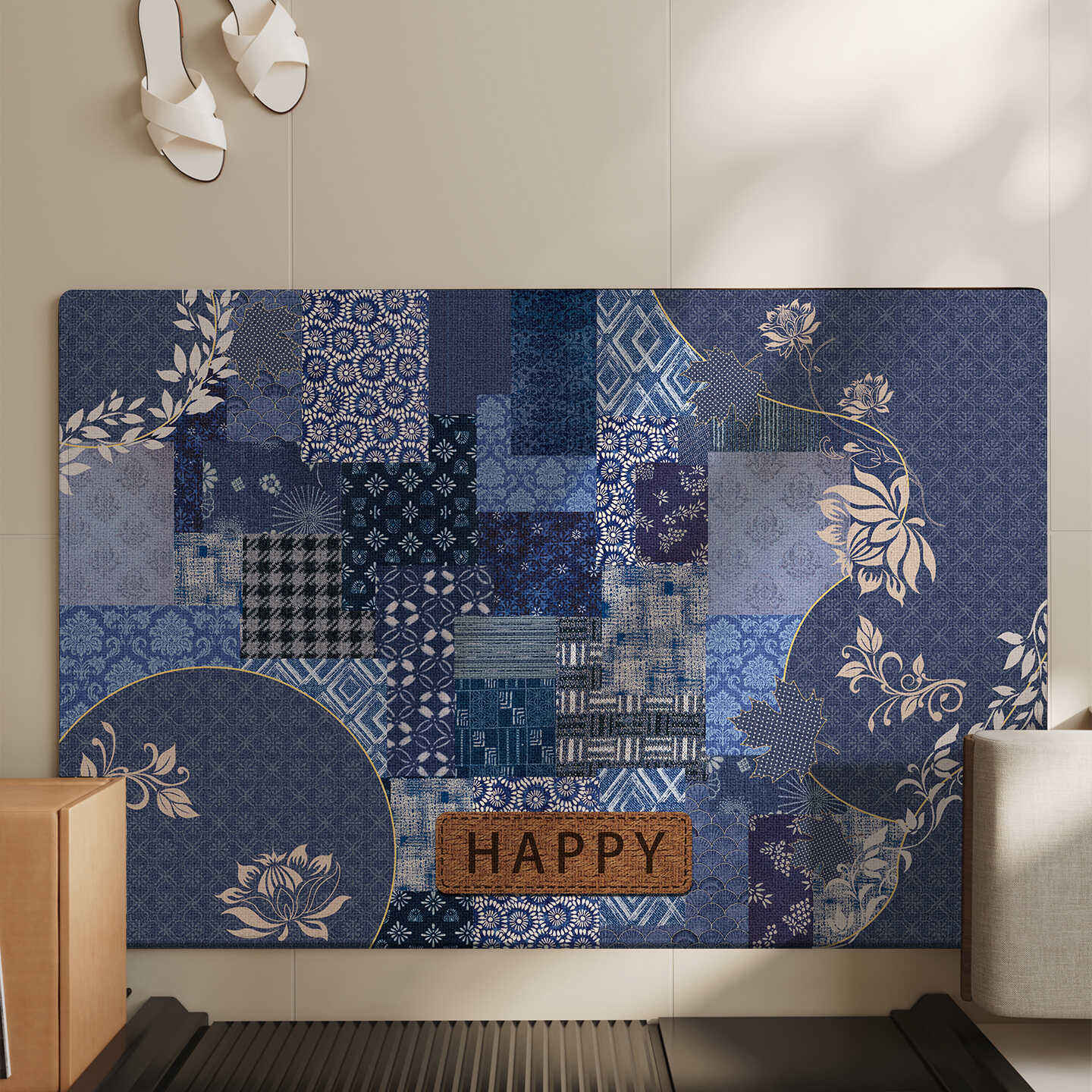 ความสุขลายเส้นสีฟ้า