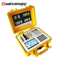 Testeur de caractéristiques de charge/sans charge pour les tests de perte de courant et de capacité en cas de court-circuit des transformateurs Dualcanopy SGRJK-III