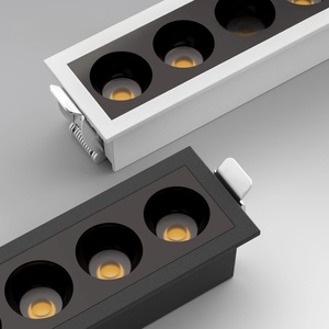 Projecteur à longue calandre encastré Led Anti-éblouissement Home Living Room Allée No Main Light Lighting Line Light <span class=keywords><strong>Store</strong></span> Commercial - Product Image 3