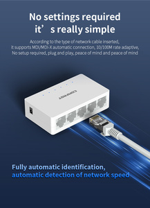 Comfast CF-SF51 chuyển đổi hiệu suất cao với nhiều cổng 100Mb và bảo vệ kép - Product Image 6