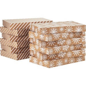 Christmas gift <b>box</b> with lid suitable for Christmas, Hanukkah, holiday <b>parties</b> can be customized according to needs - Product Image 4