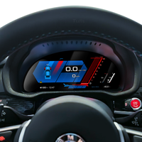 Tulis 6WB Style Digital Cluster untuk BMW X3 F25 X4 F26 2013-2017 TPMS Virtual Cockpit Speedometer LCD Instrument Sistem Linux