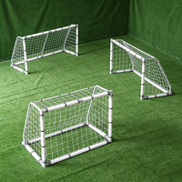 But de football amovible en PVC léger de 68 mm, filet de but de football durable, mobile, robuste, de niveau professionnel pour les jeunes
