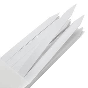 Papier absorbant pour test de parfum avec logo doré imprimé, 100 pièces, livret personnalisé, bandes de test de parfum absorbantes avec logo - Product Image 3