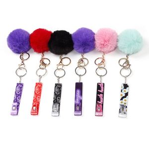 New Product Gift Self Defense Keychain Set Products Safety for Woman Self Defence Keychain Supplies with <b>Leather</b> Wristband - Product Image 1