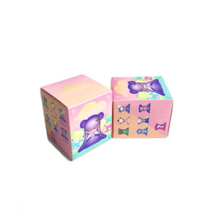 Custom Color Type Sweet Mini Children's Fancy Personalised Diverse Makeup Toys Birthday <b>Gift</b> <b>Wrap</b> Blind UV Coating Embossing - Product Image 1