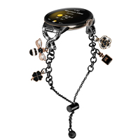 Profitez des jolis bracelets de montre à la mode réglables pour femmes avec breloque trèfle compatible avec la montre Google Pixel