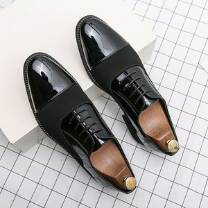 ไซส์ 38 - 48 รองเท้าหนังผู้ชายแบบใหม่ แต่งหนังสีสดใส หัวแหลม แฟชั่นทันสมัย กันลื่น ระบายอากาศได้ดี เหมาะสำหรับใส่ทำงานหรือในงานแต่งงาน - Product Image 4