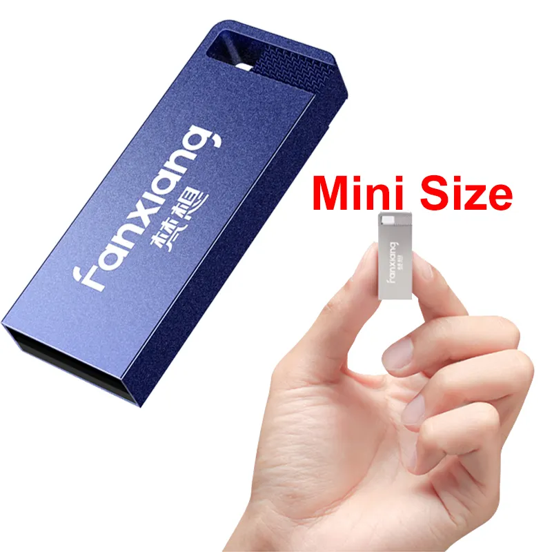 Top Sales 100% Thương Hiệu Gốc USB Stick 1GB 2GB 4GB 8GB 16GB 32GB 64GB 128GB Pendrive Mini Kim Loại USB Flash Ổ Đĩa