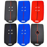 Housse de clé en silicone pour Renault Sandero Koleos Megane Clio Captur Scenic, étui pour clé à distance Renault