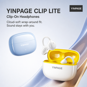 YINPAGE คลิปไลท์หูฟังไร้สายแบบคลิปบลูทูธ 6.0 แบบเปิดหู <span class=keywords><strong>365</strong></span> วันสแตนด์บาย ไดรเวอร์ 13 มม. - Product Image 1