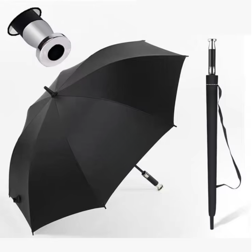 Parapluie noir sans logo