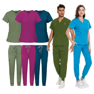 2025 personnaliser de nouvelles couleurs vêtements de travail gommages médicaux pour unisexe gommages vêtements chirurgicaux couleur gommage ensembles hôpital uniforme - Product Image 4