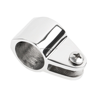 Accessoire marin en acier inoxydable 316 pour capote Bimini, fixation latérale pivotante à mâchoire coulissante à dégagement rapide