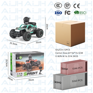 AiJH 1:14 RC Car With Camera 720P WIFI FPV HD Camera 2.4G 4WD Off-Road Remote Control Climbing Rock Crawler Car Toys - Product Image 6