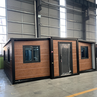 Maison préfabriquée extensible écologique en conteneur de 20 pieds et 40 pieds, villa préfabriquée, appartement préfabriqué, maison mobile, casa contenedor