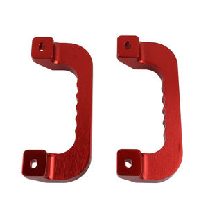 Nissan E26 NV350 <b>Door</b> <b>Handle</b> Aluminum Alloy Red Interior Front <b>Replacement</b> 1 Pair - Product Image 2