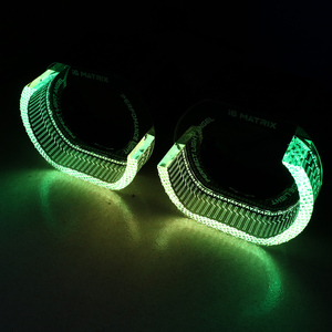 Oferta Especial: Ojos <span class=keywords><strong>de</strong></span> Ángel 5D <span class=keywords><strong>de</strong></span> 3.0 Pulgadas, Bi-<span class=keywords><strong>LED</strong></span>, 12V, Proyector, Máscara Halo, Anillo WRGB, DRL con Función Switchback, Nuevo I6-WRGB - Product Image 5