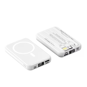 Từ không dây ngân hàng điện 10000mAh sạc di động 22.5W PD Sạc nhanh được xây dựng trong cáp dẫn hiển thị pin gói - Product Image 4