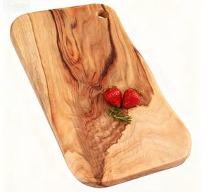 Tabla de cortar de madera de acacia ecológica, tabla de servir tipo paleta, tabla de picar rectangular con asa para cocina - Product Image 2