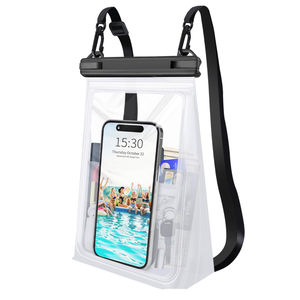 Custodia Impermeabile Grande in PVC per <span class=keywords><strong>iPhone</strong></span> / Design Galleggiante per Spiaggia/Kayak con Protezione IPX8 - Product Image 1