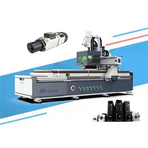 Automatisch Laad-En Lossysteem Cnc Atc-Router Met Automatische Gereedschapswisselaar