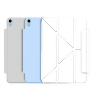 เคสหนังแท้แบบแม่เหล็กพับได้สองด้าน น้ำหนักเบา สำหรับ <span class=keywords><strong>iPad</strong></span> <span class=keywords><strong>Pro</strong></span> 12.9 นิ้ว รุ่น<span class=keywords><strong>ใหม่</strong></span> - Product Image 1