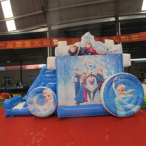 Comercial personalizado niños princesa inflable gorila saltando Combo Slide <span class=keywords><strong>Frozen</strong></span> Bouncy Castle para la venta - Product Image 3